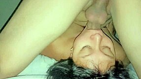 My Colombian neighbor sucks and fucks my cock