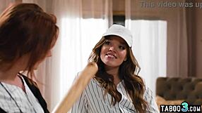 redhead lesbian milf coach siri dahl strapon fucks teen pussy