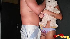 Stepdaughter takes intense anal from stepfather