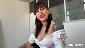 colombian patricia acevedo with perfect tits returns for torbe's cum swallow in bedroom
