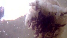 I flash on a boat in public outdoor setting