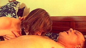 granny vampyra sucking cock in vampire costume, bbw amateur