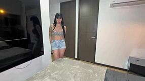 threesome horny with two very whores and a foreigner - molly smith