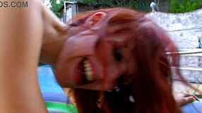 Super Wholesome Redhead Slut Shows Off Tight Wet Pussy And Orgasm In Debut Bareback Sex Video