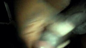 collecting cum from muscular black bodybuilder