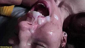 Extreme Bukkake Dp Fuck Party Orgy 😈