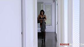 Stepmom Helps Stepson With Handjob!