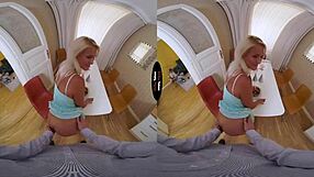 i love this virtual taboo celebration with blonde and brunette handjob fun