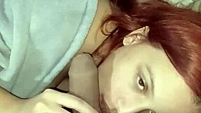 Wife Sucks Cock In Quickie Fuck With Cum Blast