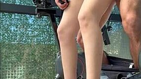 camara escondida hermanastra argentina mamando la verga en el gimnasio