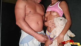 Stepdaughter takes intense anal from stepfather