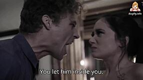 Step sister spreading her legs wide open for step brother