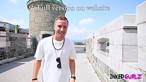 Watch jessy jones fuck that tattooed babe hard