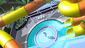 Hatsune miku dear cocoa dances naked showing big tits