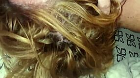 Throat pie with my cock in her mouth for deepthroat sex