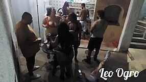 Fat Chubby Babe Sucks In Wild Brazilian Lesbian Orgy Cum Fest