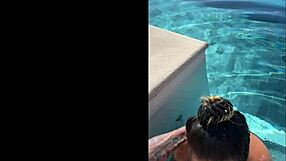 Public bj at infinity pool in costa rica