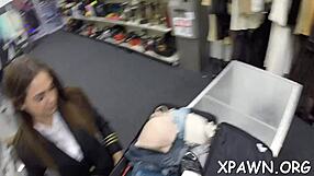 non-professional couple shows tight pussy fucking and rough blowjob