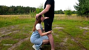 I wanna be throated outdoors and swallow yer cum