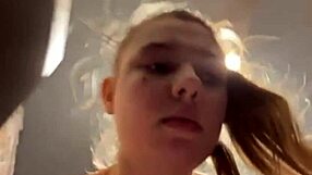 Fat bbw performs public deepthroat and squirting with nipple clamps on outdoor masturbation session