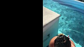 Public bj at infinity pool in costa rica