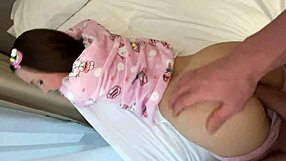 I love it when stepdad fucks hard and cums inside.