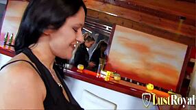 Busty Babe Takes Cock with Legs Spreading Wide Open