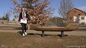 Chrissy Fox Outdoor Pissing Scene