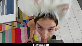 stepdad gives in to stepdaughter's kinky cosplay what do you want?