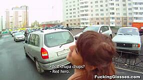 Fucking glasses not shy on stairway rina teen