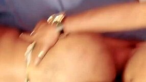 what's in this retro blue film update with tight pussy and cock action?