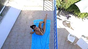 You've never seen such rough anal blowjob outdoors!