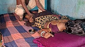 Desi wife feels intense pleasure during quickie pussy fuck.