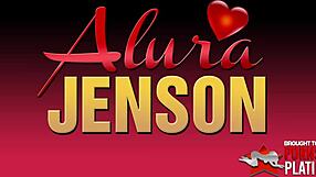 busty blondes alura jenson dominates with toys