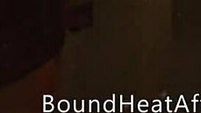 blonde submissive slave gets fingered and touched in bondage session