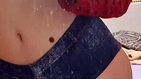 nasty fucking with striptease and dripping big pussy lips