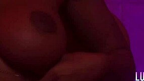 Interracial deepthroat with black cock