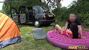 Fake Taxi: British Luci Reign Fucks Taxi Driver's Huge White Cock?
