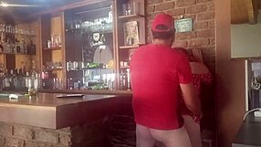 brunette milf gets fucked doggystyle with fingering