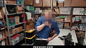 shoplifting teen 18+ was familiar to lp officer tactics so stayed quiet - pervcop