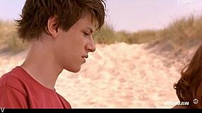 Clotilde courau and charlotte rampling share a kiss