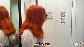 Passionate Fucking With Redhead Student Deepthroat Doggystyle Cum On Face