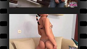 Skinny Amateur Teasing In Tight Jeans!