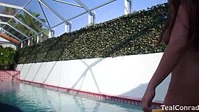 pool scene with vicky vette