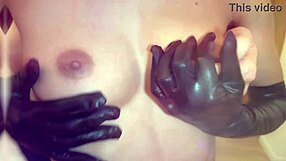 in this extended forbidden stay, the cute maid in stockings discovers unexpected wet play