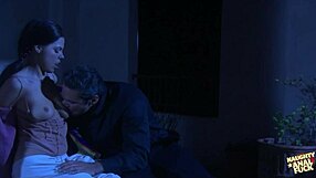 a brunette with small 18+ tits seduces a guy to fuck her through the whole night. tits deepthroat blowjob doggystyle bent over fucking cowgirl riding assfucking homemade.