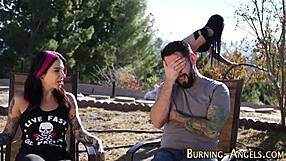 Watch This Alt Tattoo Whore Get Railed Hard! She's Begging For More!