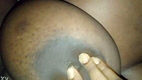 Black mama tit in lesbian scene