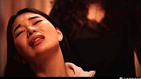 Japanese babe rikako meets nerdy leana in vampire story