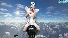 Heavenly body ava sinclaire rides the sybian in roleplay.